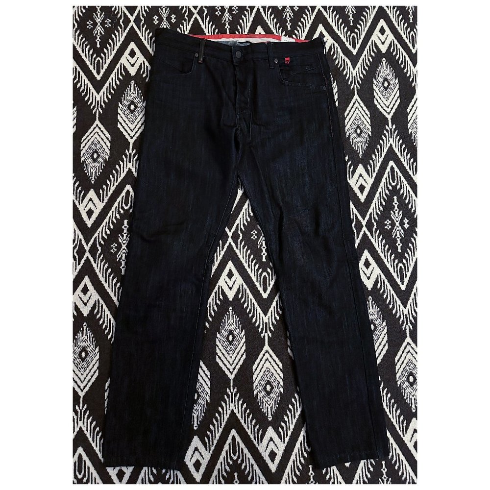 Dainese Strokeville Slim Jeans in Dark Blue Aramid Denim Size 34 Made in Italy